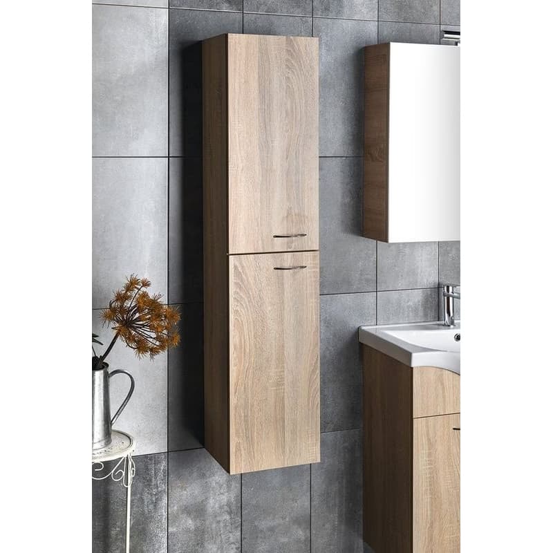 AQUALINE - ZOJA/KERAMIA FRESH skrinka vysoká 30x140x20cm, dub platin 51157 3