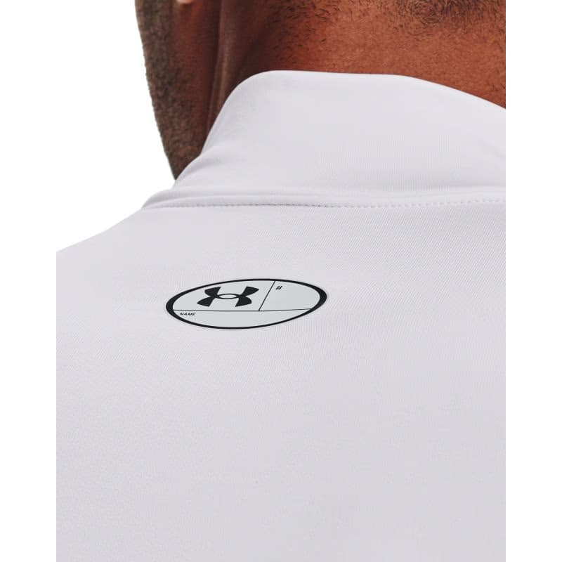 Pánske kompresné tričko s dlhým rukávom UNDER ARMOUR UA CG Armour Comp Mock-WHT 3