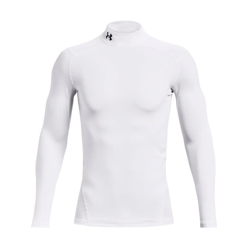 Pánske kompresné tričko s dlhým rukávom UNDER ARMOUR UA CG Armour Comp Mock-WHT 5