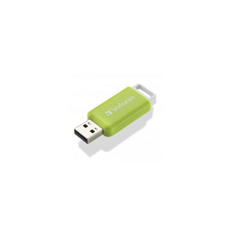 Verbatim USB flash disk, USB 2.0, 32GB, DataBar, zelený, 49454, pre archiváciu dať 3