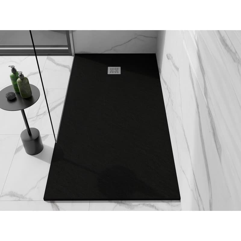 MEXEN - Stone+ sprchová vanička obdĺžniková 180x70, čierna 44707018 6