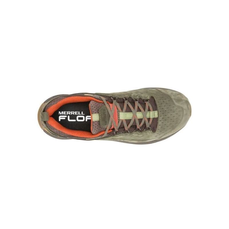Pánska nízka turistická celokožená obuv MERRELL Moab Speed 2 LTR WP M olive 3