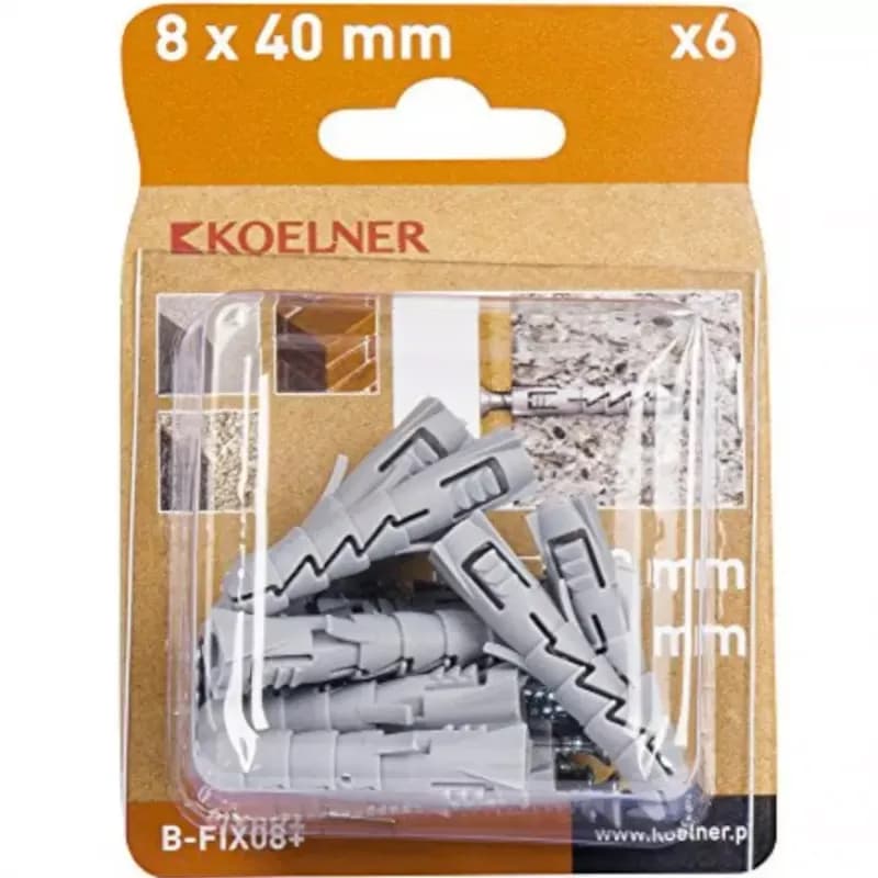 Koelner Hmoždinka rozpínacia so skrutkou 8 x 40mm 1