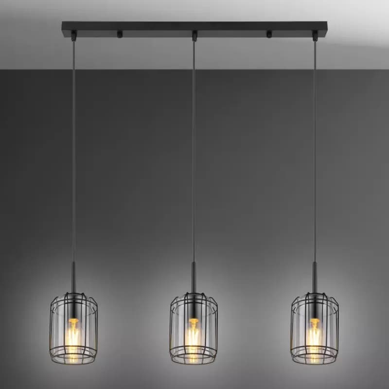 Luster 15559-3H Čierna LW3 1