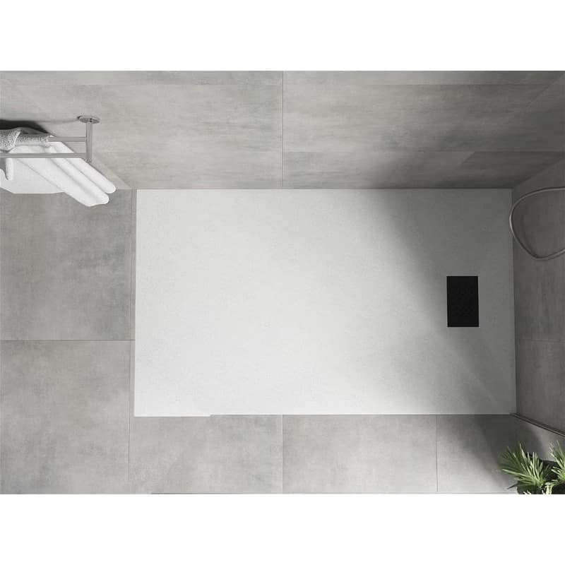 MEXEN/S - Hugo sprchová vanička SMC 160x80, biela, krytka čierna 42108016-B 4