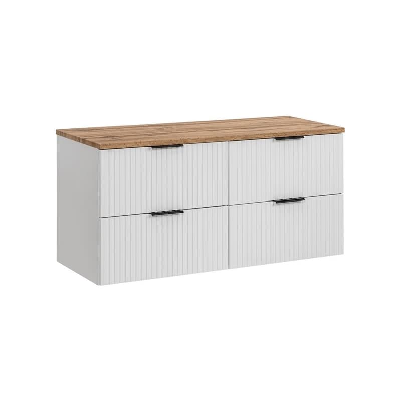 ArtCom Kúpeľňová skrinka s doskou ADEL White D120/1 | 120 cm