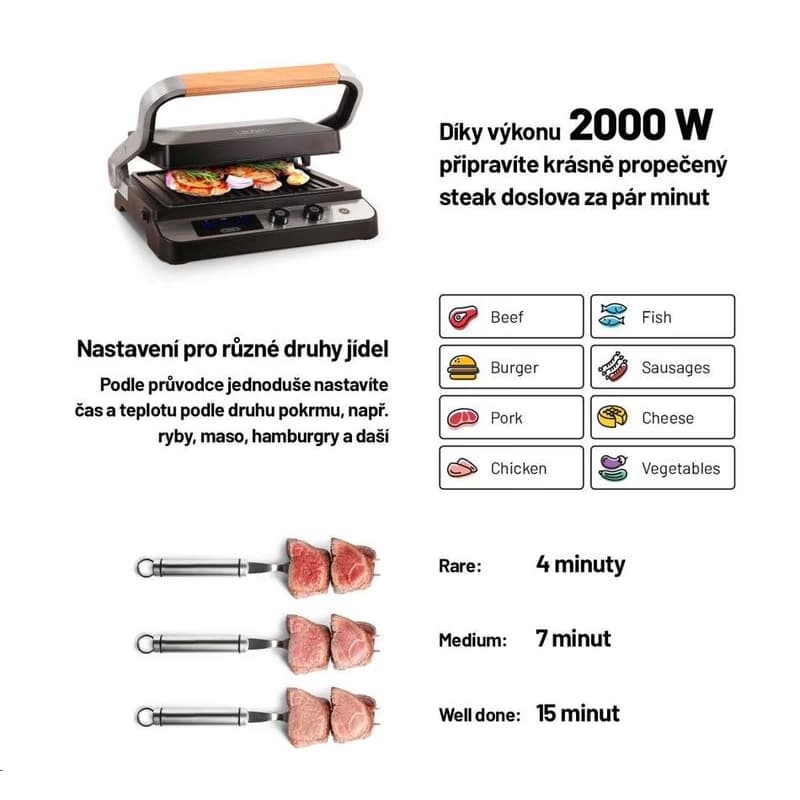 Lauben Contact Grill 2000SB 4