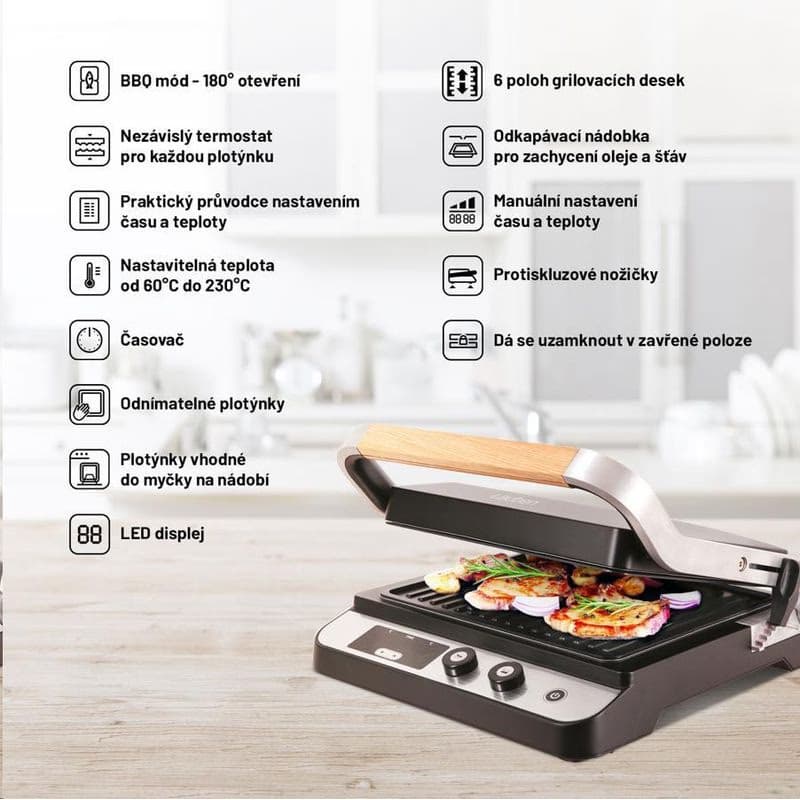 Lauben Contact Grill 2000SB 6