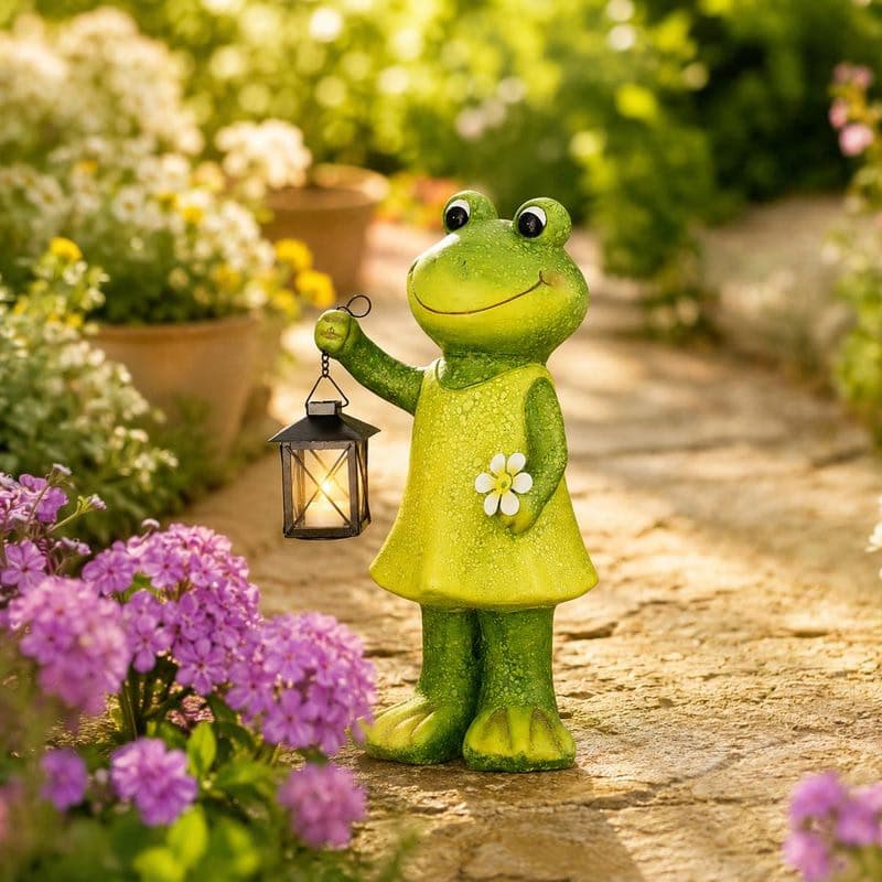 Figúrka žaby s lucernou FIONA 1