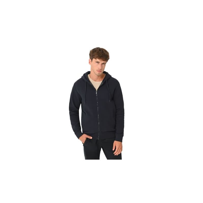 Pánska mikina so zipsom VOLCANO B-LERMO-600-NAVY