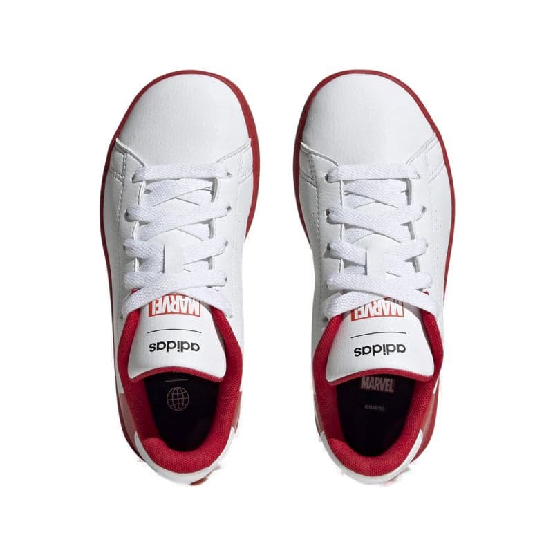 Chlapčenská rekreačná obuv ADIDAS Advantage Spiderman cloud white cloud white better scarlet 3