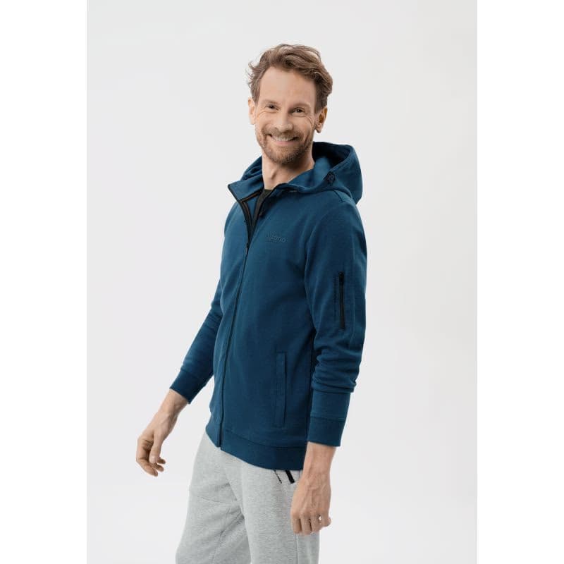 Pánska mikina so zipsom VOLCANO PITER-601-BLUE 3