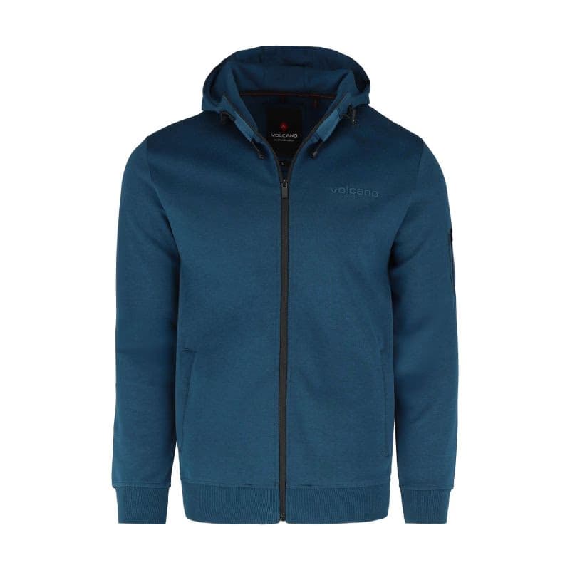 Pánska mikina so zipsom VOLCANO PITER-601-BLUE 5
