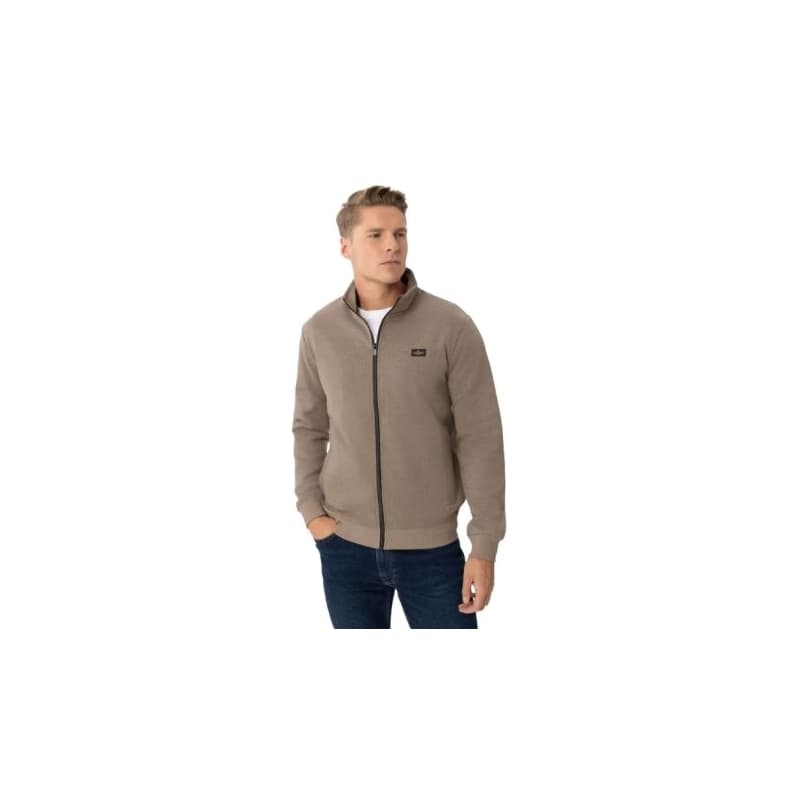 Pánska mikina so zipsom VOLCANO B-WILL-102-BEIGE
