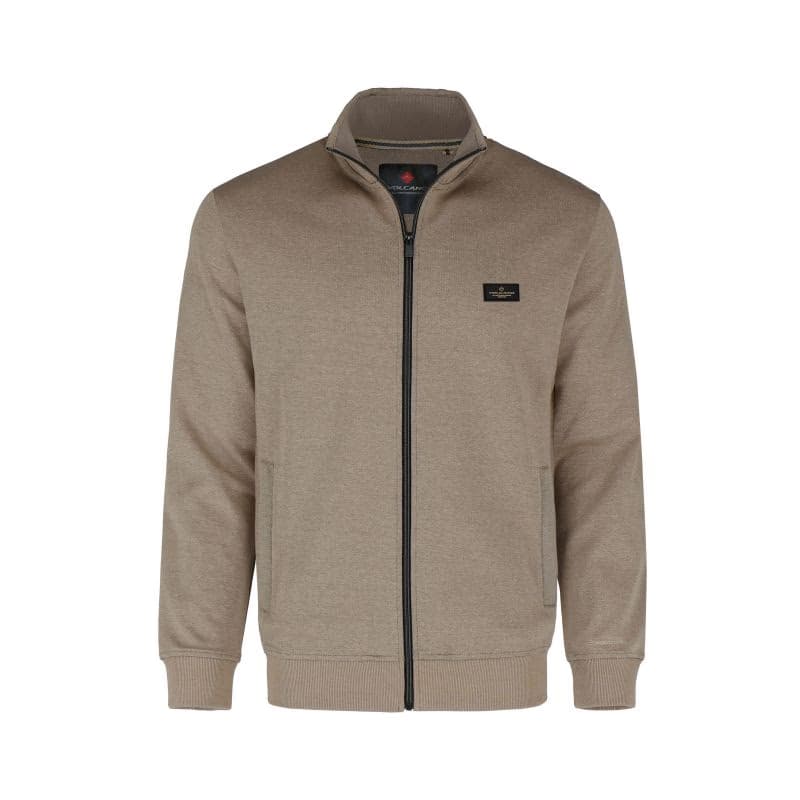 Pánska mikina so zipsom VOLCANO B-WILL-102-BEIGE 5