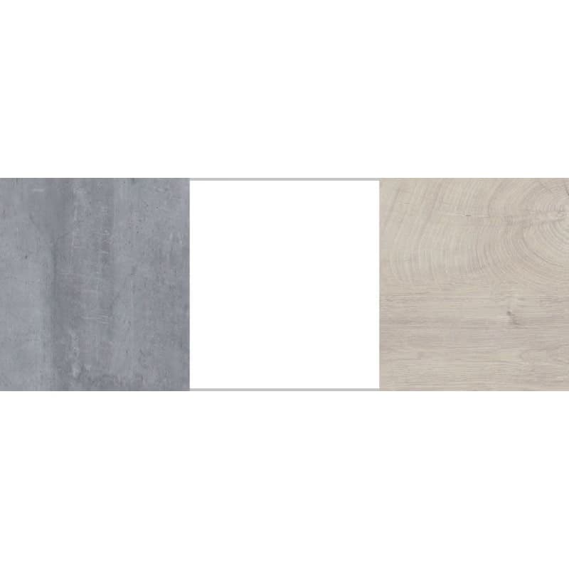 Meblar  Posteľ SIGMA SI16 | 120 x 200 cm Farba: beton/biela/dub 3