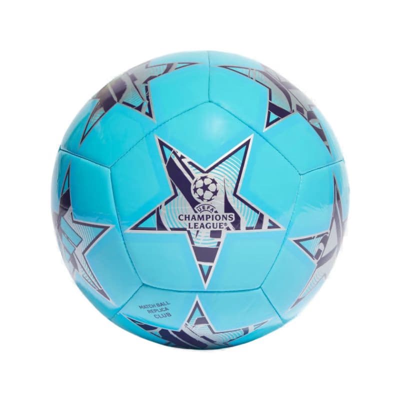 Futbalová lopta ADIDAS UCL CLB-IA0948-bright cyan silver met. 2