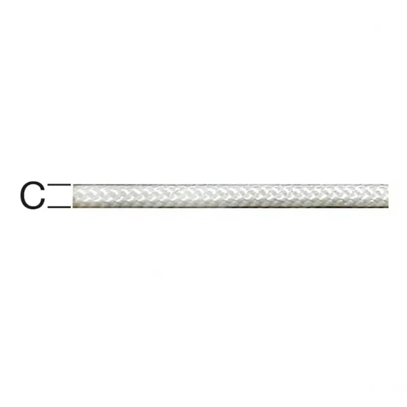 Polyesterové Lano Biela – Priemer 1.7 mm - Tovar na Mieru 1