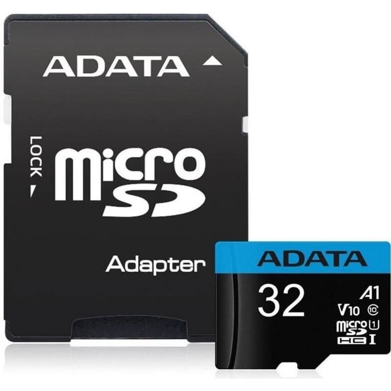 ADATA MicroSDHC karta 32GB UHS-I Class 10, A1 + SD adaptér, Premier 2