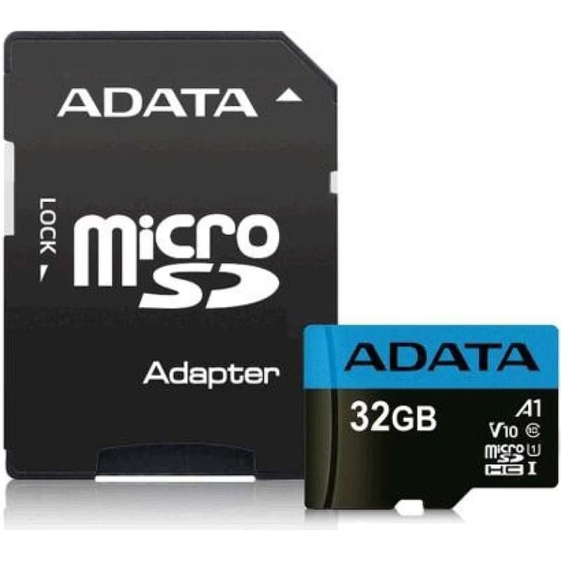 ADATA MicroSDHC karta 32GB UHS-I Class 10, A1 + SD adaptér, Premier 4