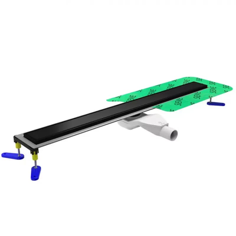 Odtokový žľab Sieme Torsion 1200 čierna mat 1