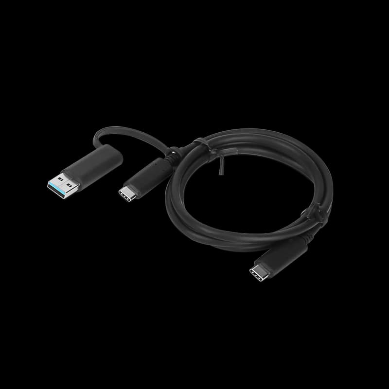 Lenovo kábel USB-C/USB-A+USB-C Hybrid 1m 1
