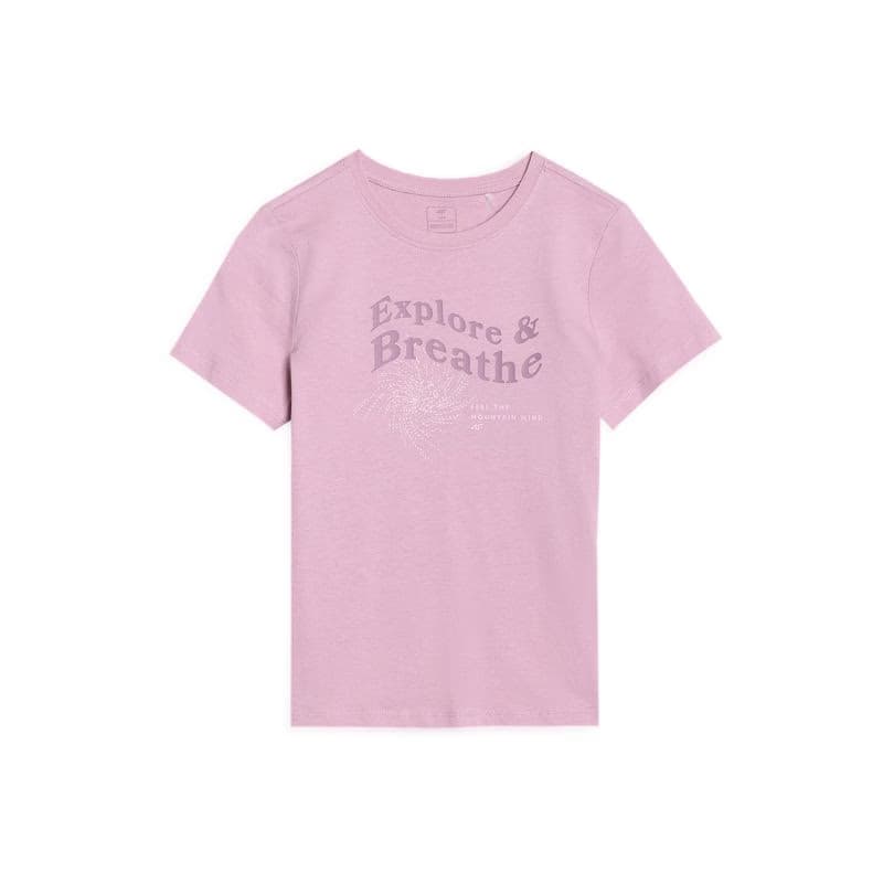 Dievčenské tričko s krátkym rukávom 4F JUNIOR TSHIRT F1854-52S-LIGHT VIOLET 5