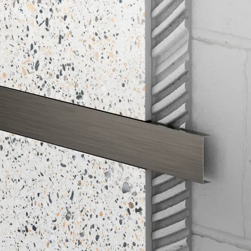 Ukončovací profil U 4 x 270 gunmetal mat sivý 1
