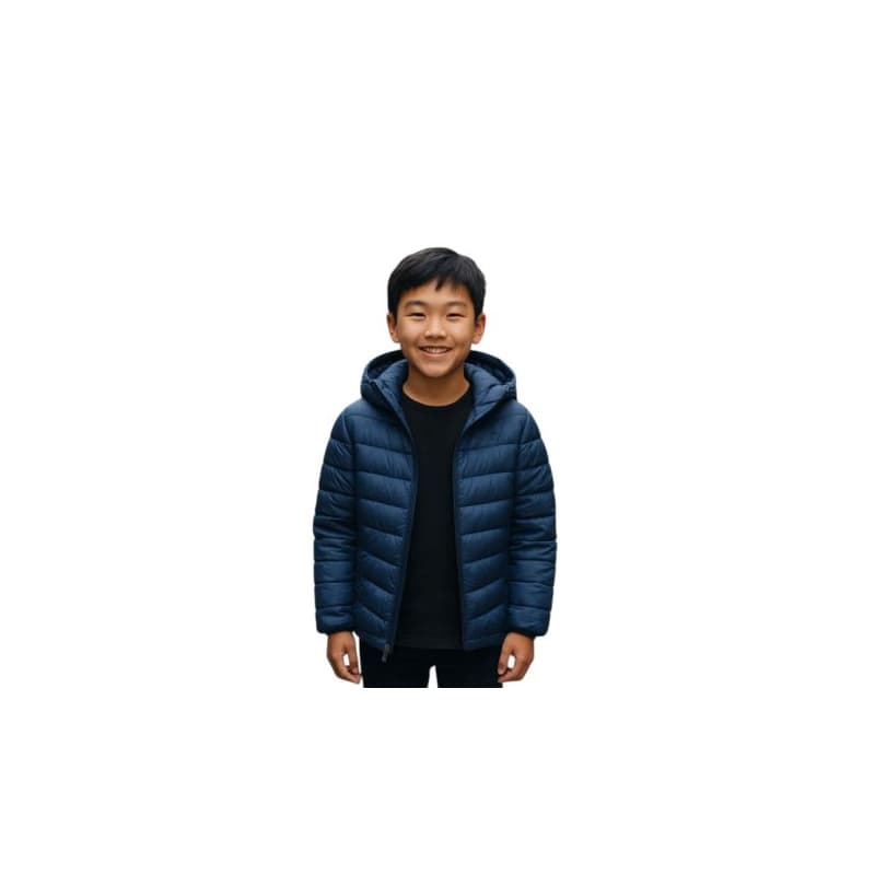 Chlapčenská bunda 4F JUNIOR DOWN JACKET-JWAW24TDJAM460-32S-DENIM