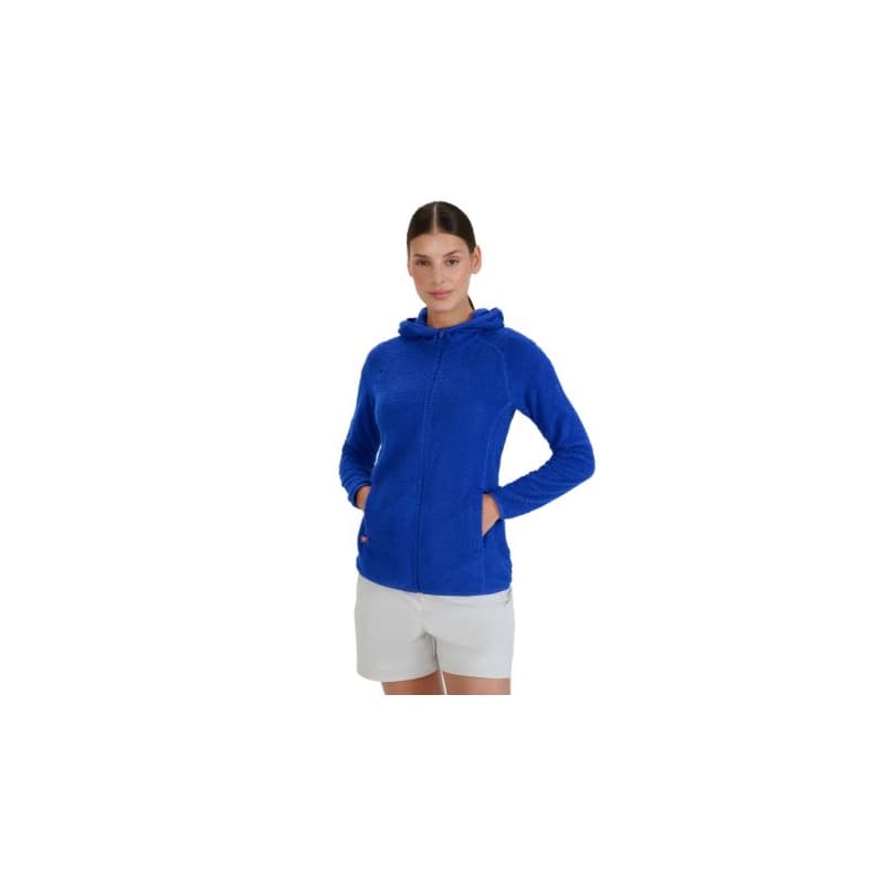 Dámska turistická flisová mikina so zipsom 4F SWEATSHIRT FNK-WSS25TFSWF481-36S-COBALT