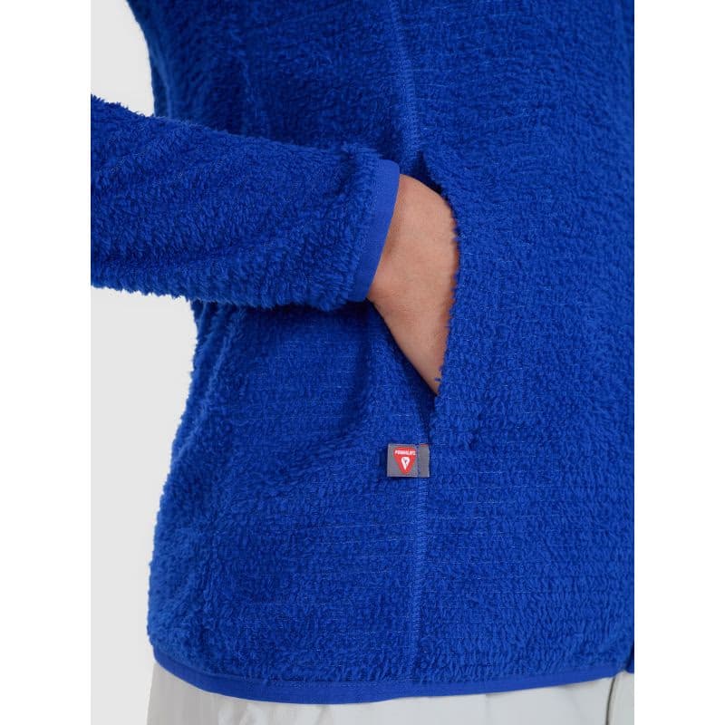 Dámska turistická flisová mikina so zipsom 4F SWEATSHIRT FNK-WSS25TFSWF481-36S-COBALT 3