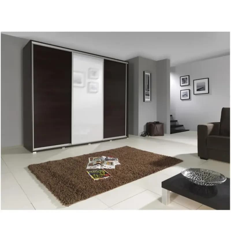 Skriňa Penelopa Venge so zrkadlom 255 cm 1