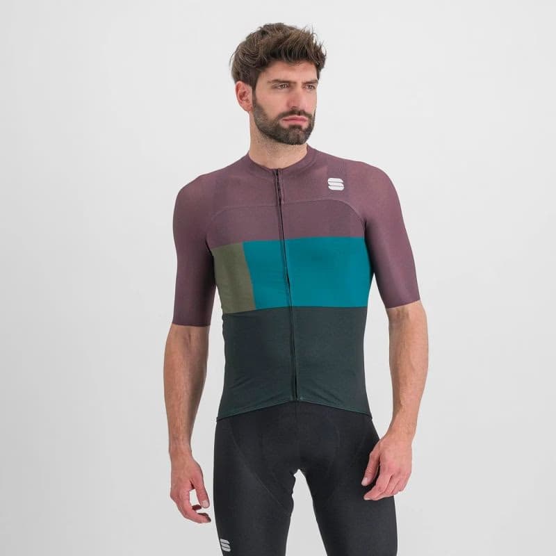 Pánsky cyklistický dres s krátkym rukávom SPORTFUL Snap jersey, scarab huckleberry 2