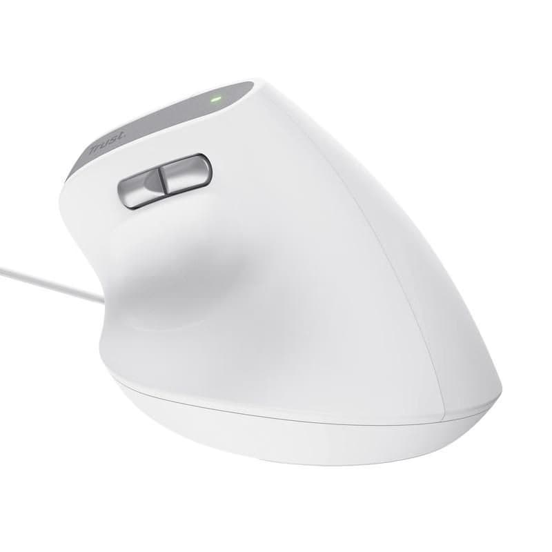 TRUST myš Bayo II Ergonomická vertikálna myš, USB, biela 6