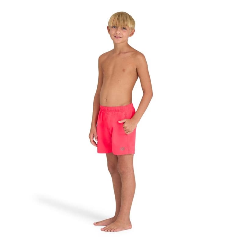 Juniorské plavky ARENA BOYS BEACH BOXER SOLID R Red 3