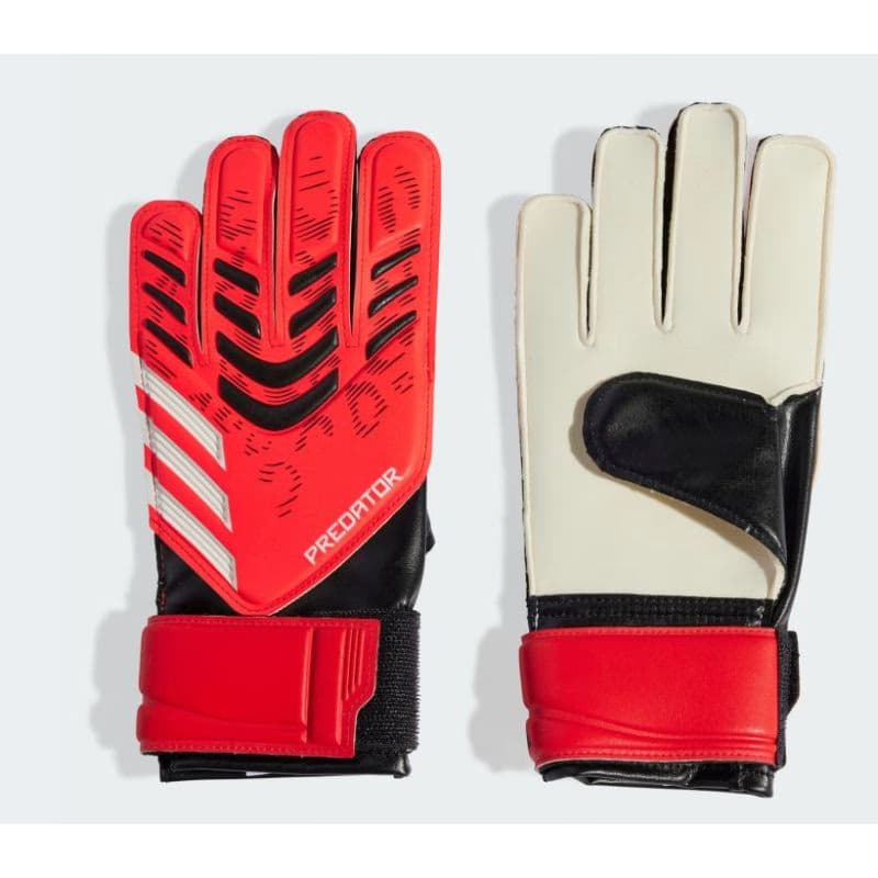 Futbalové brankárske rukavice ADIDAS PRED GL TRN J BLACK LUCRED WHITE 2