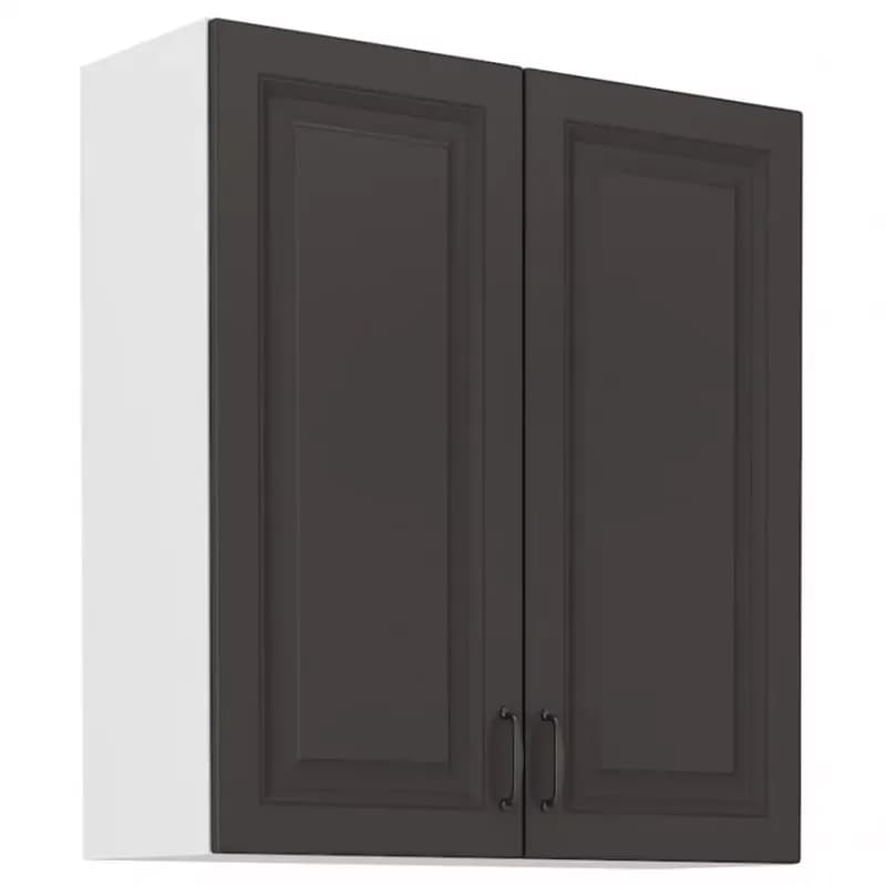 Kuchynská skrinka STILO grafit mat/biely 80g-90 2f 1