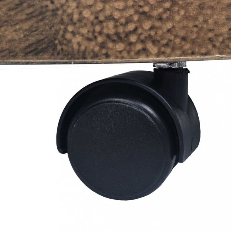 Vozíky pod kvetináč 6 ks bronz Dekorhome 4