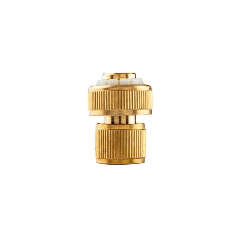 NEO TOOLS rýchlospojka s funkciou STOP materiál mosadz, 3/4", zlatá, 15-733 1