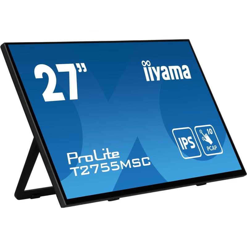 27" iiyama T2755MSC-B1: IPS, FHD, PCAP, Webcam 2