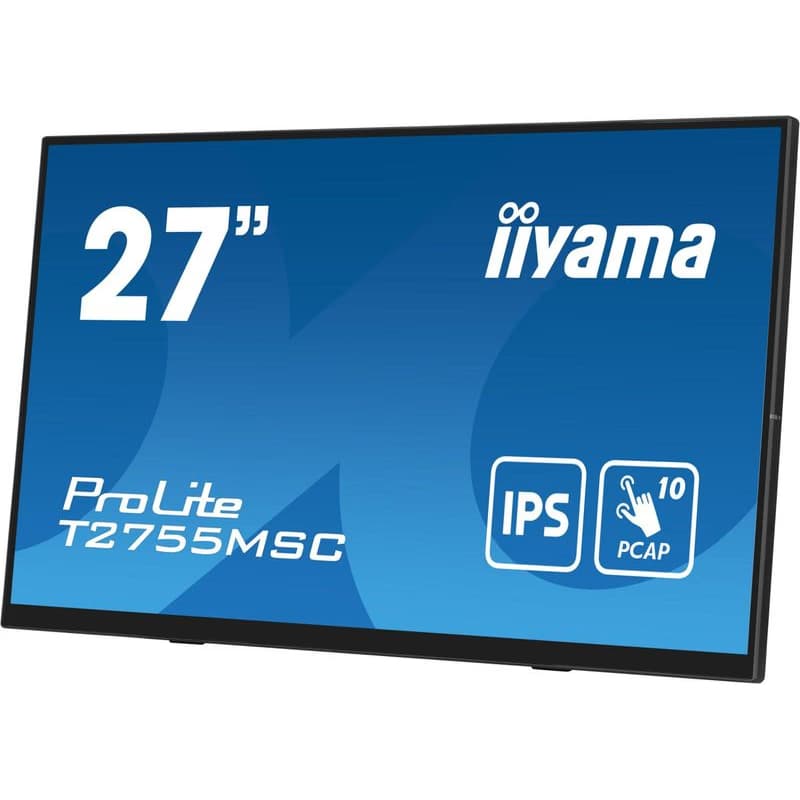 27" iiyama T2755MSC-B1: IPS, FHD, PCAP, Webcam 6