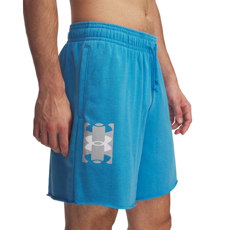 Pánske teplákové kraťasy UNDER ARMOUR UA Rival TerryLogo8inShort-BLU 2