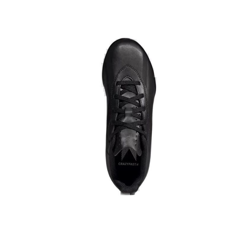 Chlapčenské futbalové kopačky turfy ADIDAS X CrazyFast.4 Jr TF core black core black core black 4
