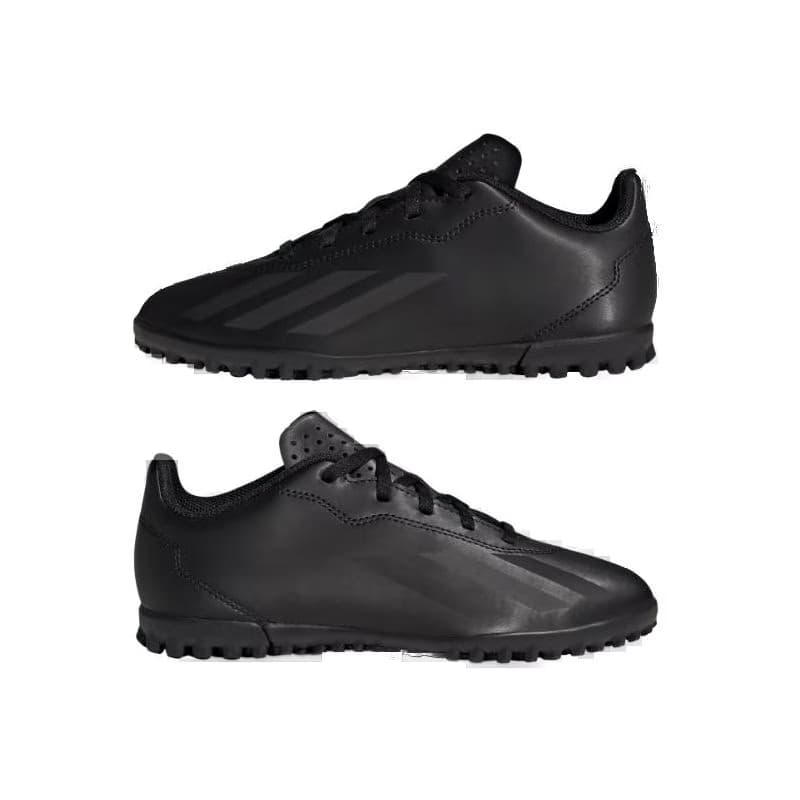 Chlapčenské futbalové kopačky turfy ADIDAS X CrazyFast.4 Jr TF core black core black core black 5