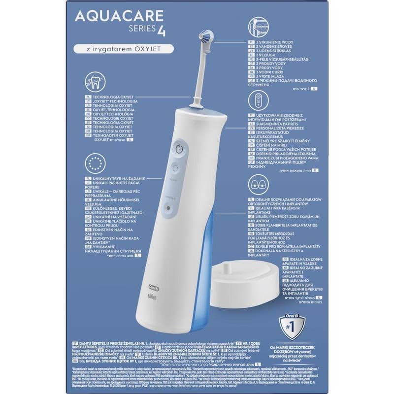 AQUACARE 4 PRE EXPERT ÚST. SPRCHA ORAL-B 4
