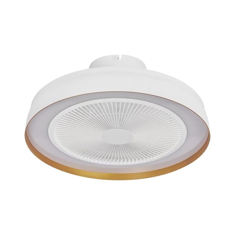 Osram - Stmievateľné LED stropné svietidlo s látorom CEILING FAN LED/49W/230V biela/zlatá + diaľkové ovládanie 4099854497971 1