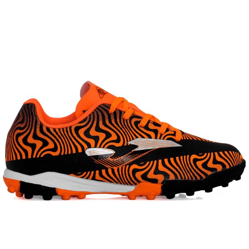Chlapčenské futbalové kopačky turfy JOMA Evolution 2501 Jr TF black orange 2