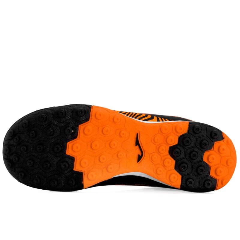 Chlapčenské futbalové kopačky turfy JOMA Evolution 2501 Jr TF black orange 6