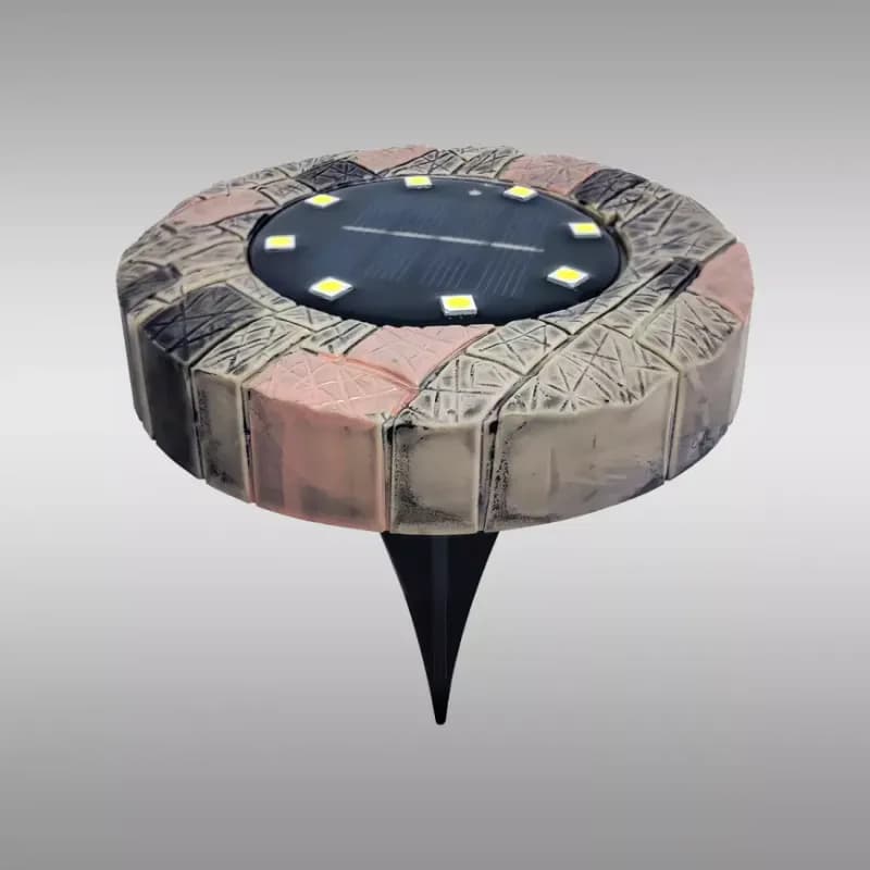 Solárna lampa disk PIN AO-PI104SL 1