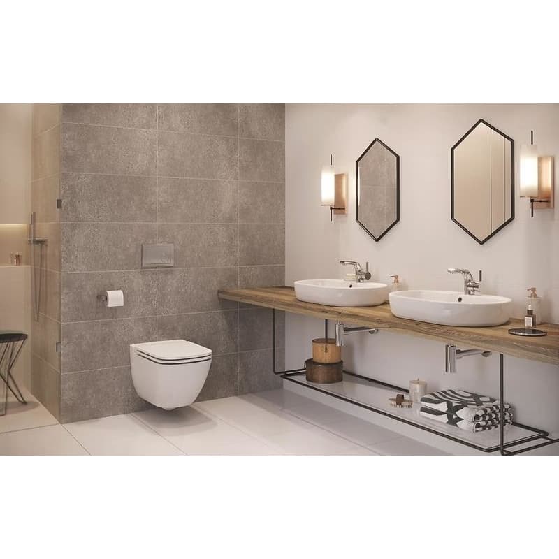 CERSANIT - WC sedátko Caspia SLIM DUR Antib SC EO s jedným tlačidlom K98-0145 2